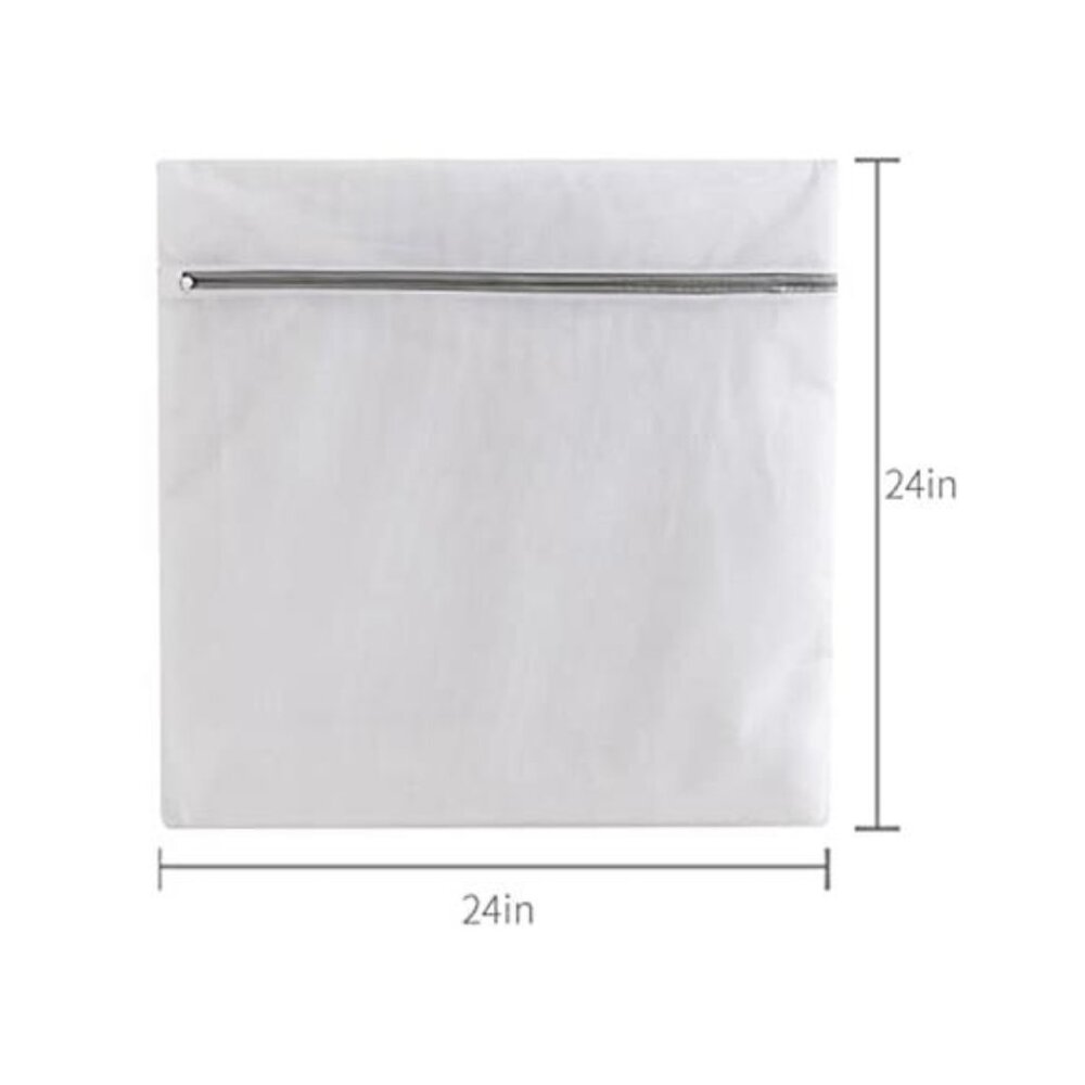 Large Mesh Laundry Bags Set 3Pcs Lingerie Delicates Wash Bag Zipper Closure - Picture 3 of 7